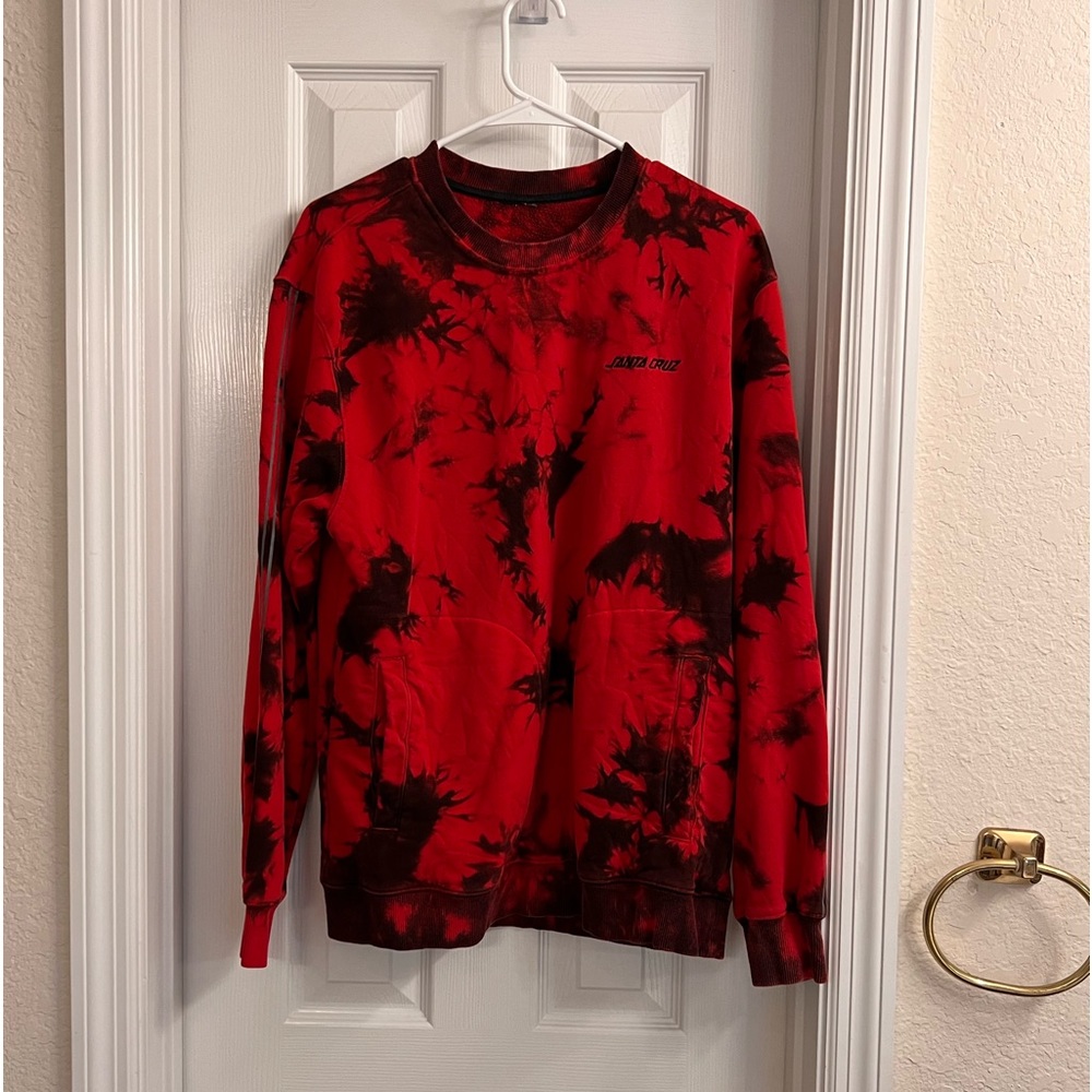 Red & black sweatshirt